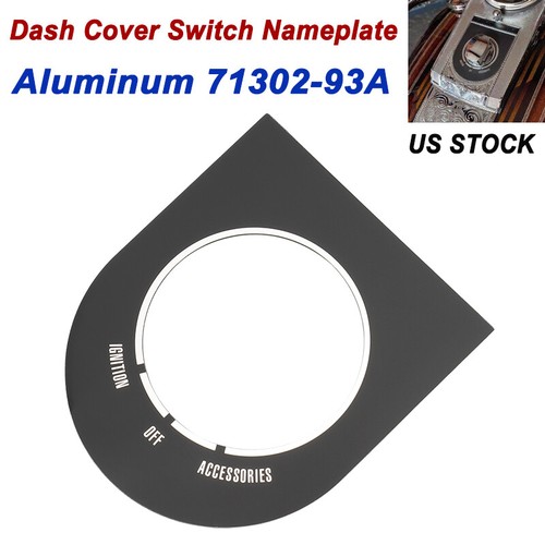 Dash cover switch nameplate - dash,