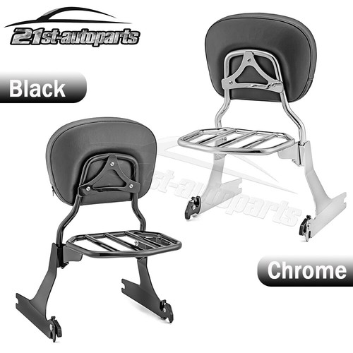 Sissy bar backrest pad - backrest, rack